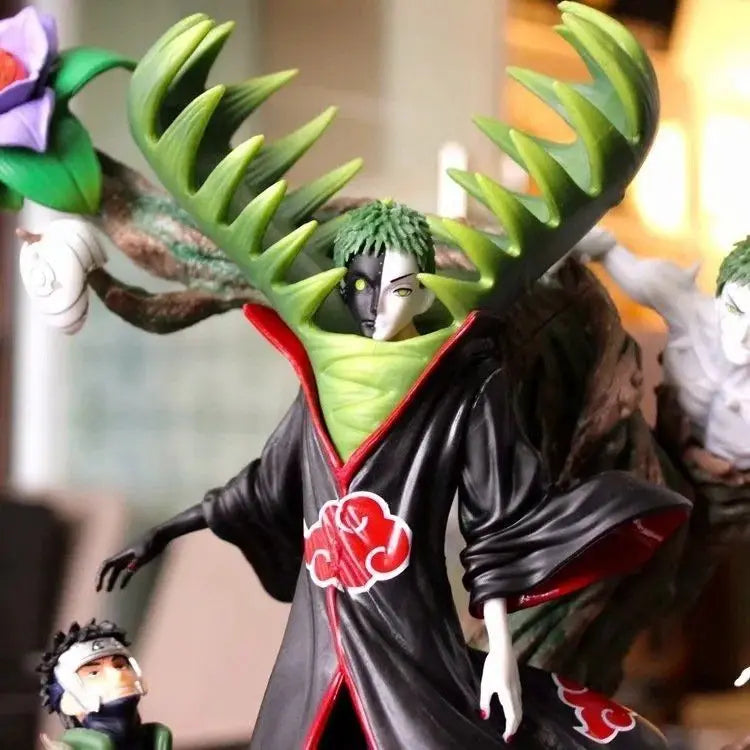 38cm NARUTO Animation Peripherals Akatsuki Zetsu Yamato Black Zetsu White Zetsu Large Pvc Statue Ornaments Collections Model Toy