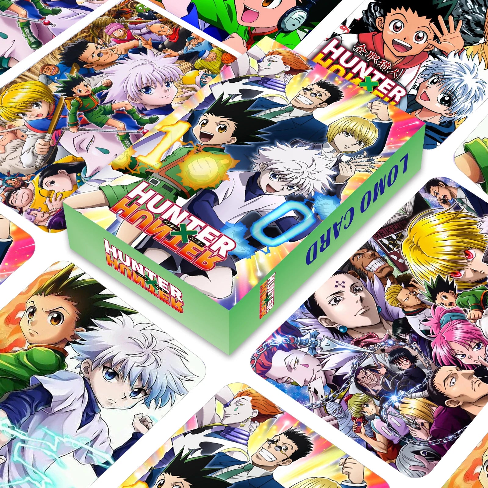 Naruto Japanese Anime Lomo Card One Piece 1pack/96pcs Card Games With Stickers Message Photo Gift For Anime Fan Game Collection