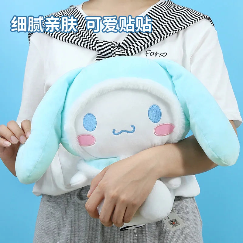 25cm Sanrio Cartoon Jade Gui Dog Plush Doll Big Ear Dog Doll Hat Toy Girl Christmas Gift Birthday Gift