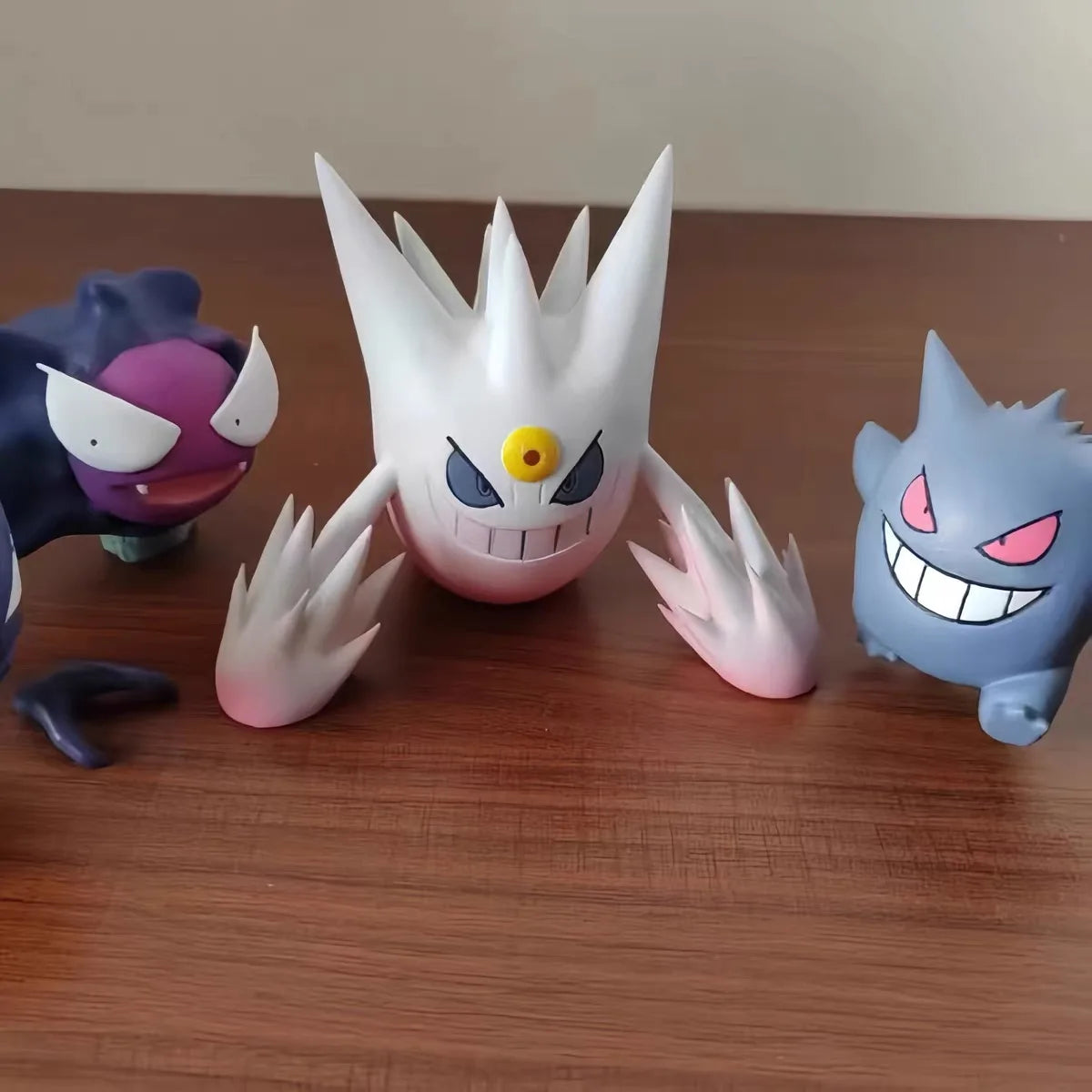 8cm Pokemon Gengar Anime Figure Kawaii Gengar Transparent Action Figure Statue Model Doll Decoraion Toys Kids Christmas Gift