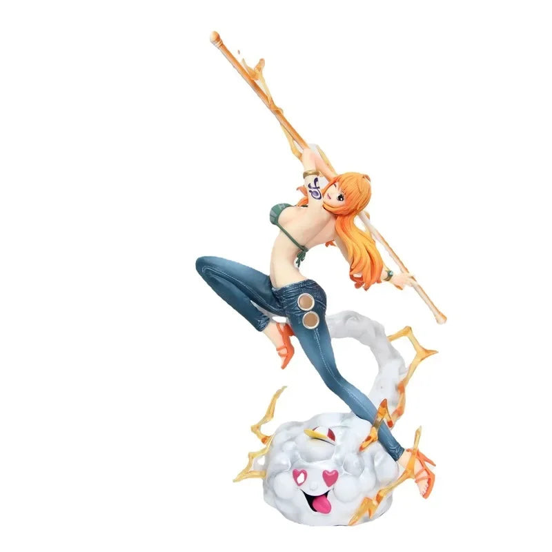 32cm Iu One Piece Nami Two Versions Resonance Series Anime Figure Model Gk Statue Boy Collection Desktop Decoration Ornament Toy