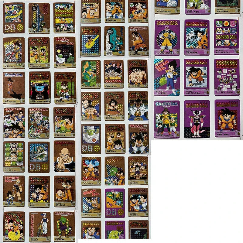 Dragon Ball Super Son Goku Bulma Krillin Frieza DIY Homemade Bronzing Game Toys Collection Card Christmas Birthday Gift