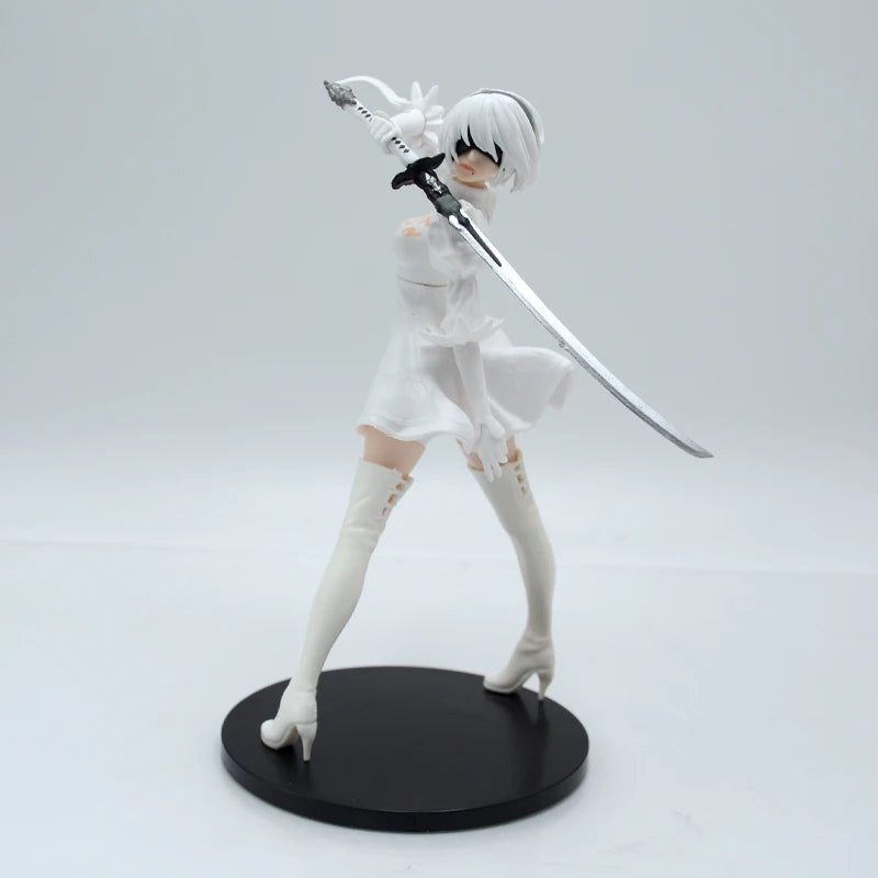 18cm NieR:Automata Ver1.1a YoRHa No.2 Type B Anime Girl Figure NieR Automata YoRHa No.9 Type 9S/2B Action Figure Model Doll Toys