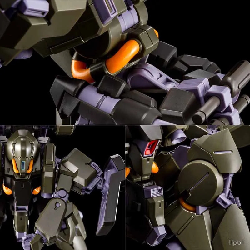 Bandai Original MODEL KIT GUNDAM HG REBEN-WOLF Anime Action Figure Assembly Model Toys  Model Gifts for Boys Foam Box Packing