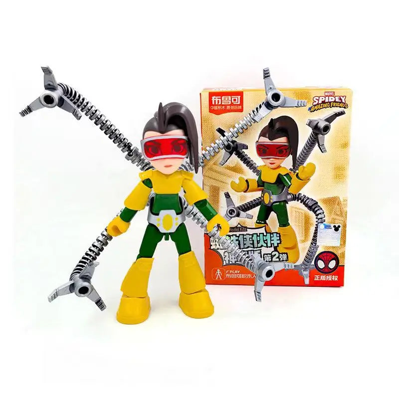 BLOKEES Avengers Assembled Handmade Doll, Spider Man Partner - Iron Man Hulk Toy Children's Day Gift，Home decoration,