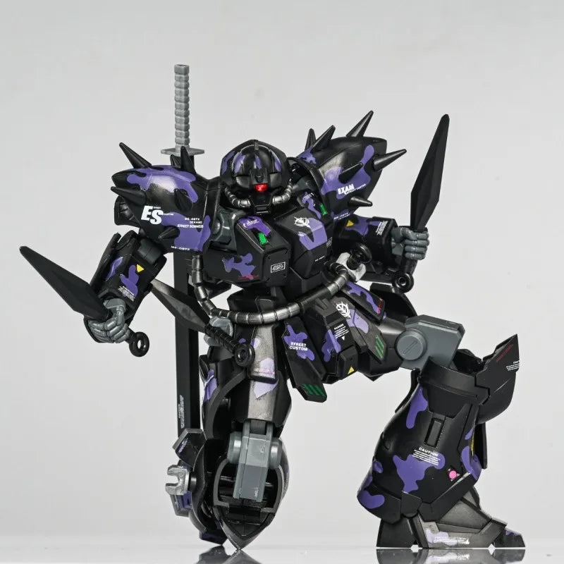 XYS Dark Night Camouflage MS-08TX N 1/144 King of Chopsticks Backpack Water Sticker Figures Assembled Model Toy Collection Gift