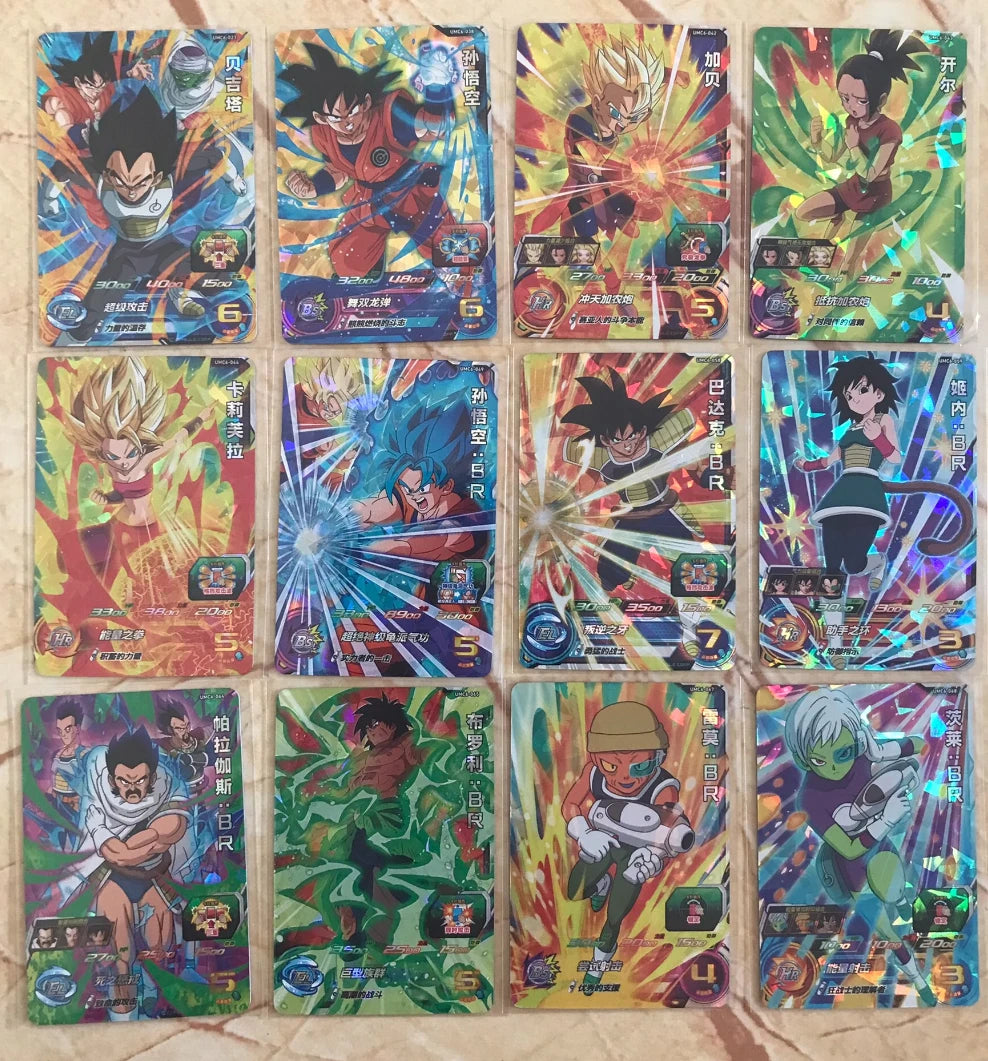 Bandai Dragon Ball UMC BT series set of cards Son Goku Vegeta IV Android 18 Majin Buu Trunks Frieza boy collection Birthday gift
