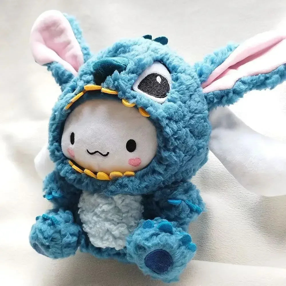20cm Cinnamoroll Cosplasy Stitch Plush Toys Disney Stuffed Animal Dolls Soft Anime Toy Home Decor Plushie Toy Girl Birthday Gift