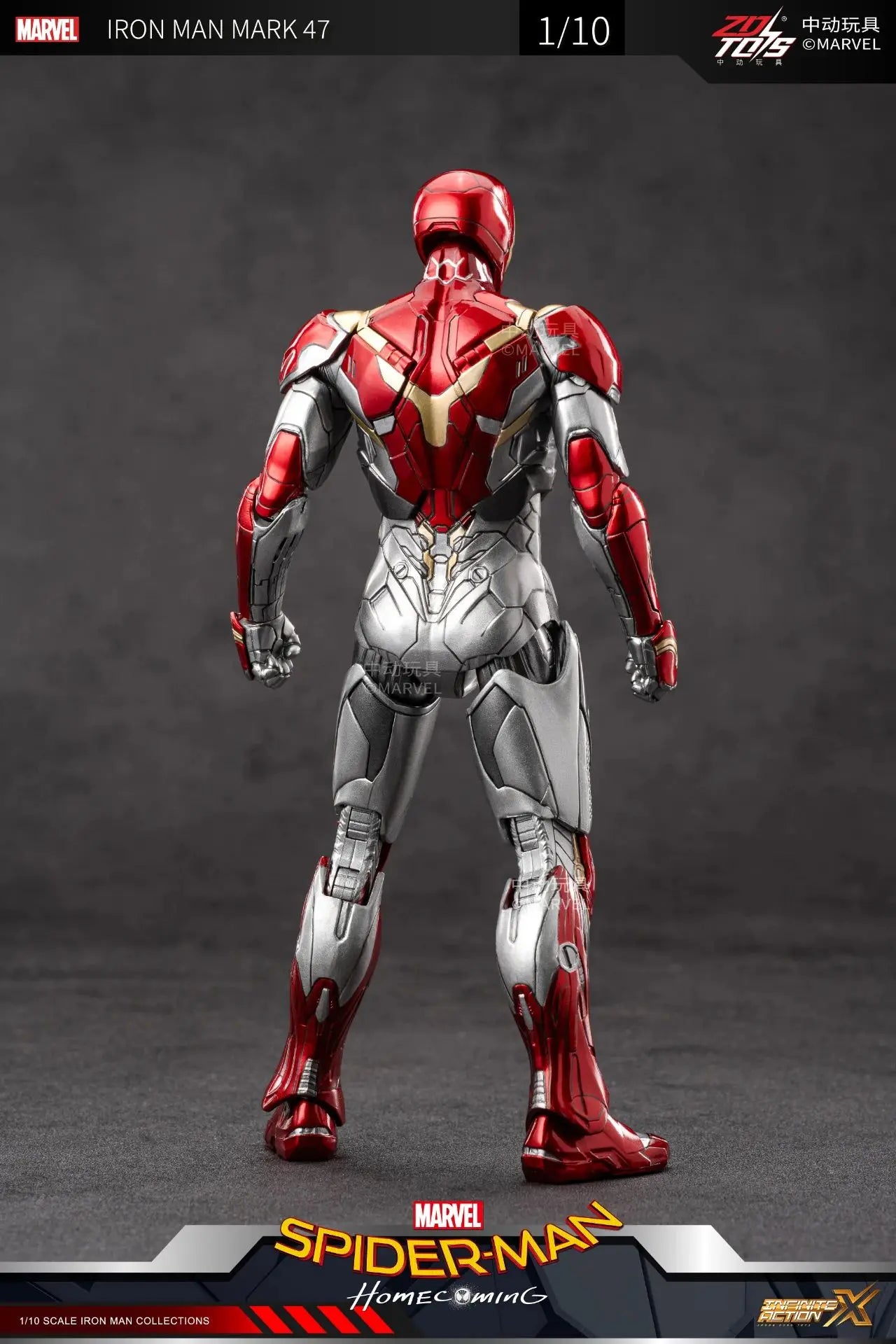 ZD Toys Iron Man Action Figure Mark 35 Red Snapper Iron Man MK 24 MK 22 MK 47 Tony Stark Ironman Figure Action Collect Toy Gift