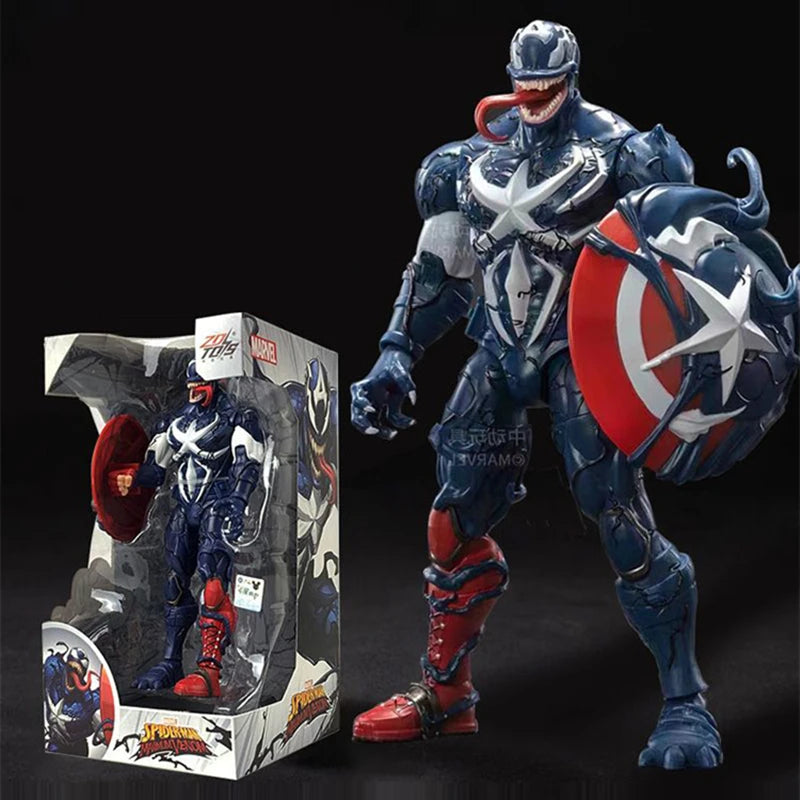 ZD Original Venom Parasitic Iron Man Thanos Symbiote Captain America Black Panther 1/10 Marvel legends Action Figure Anime Toy