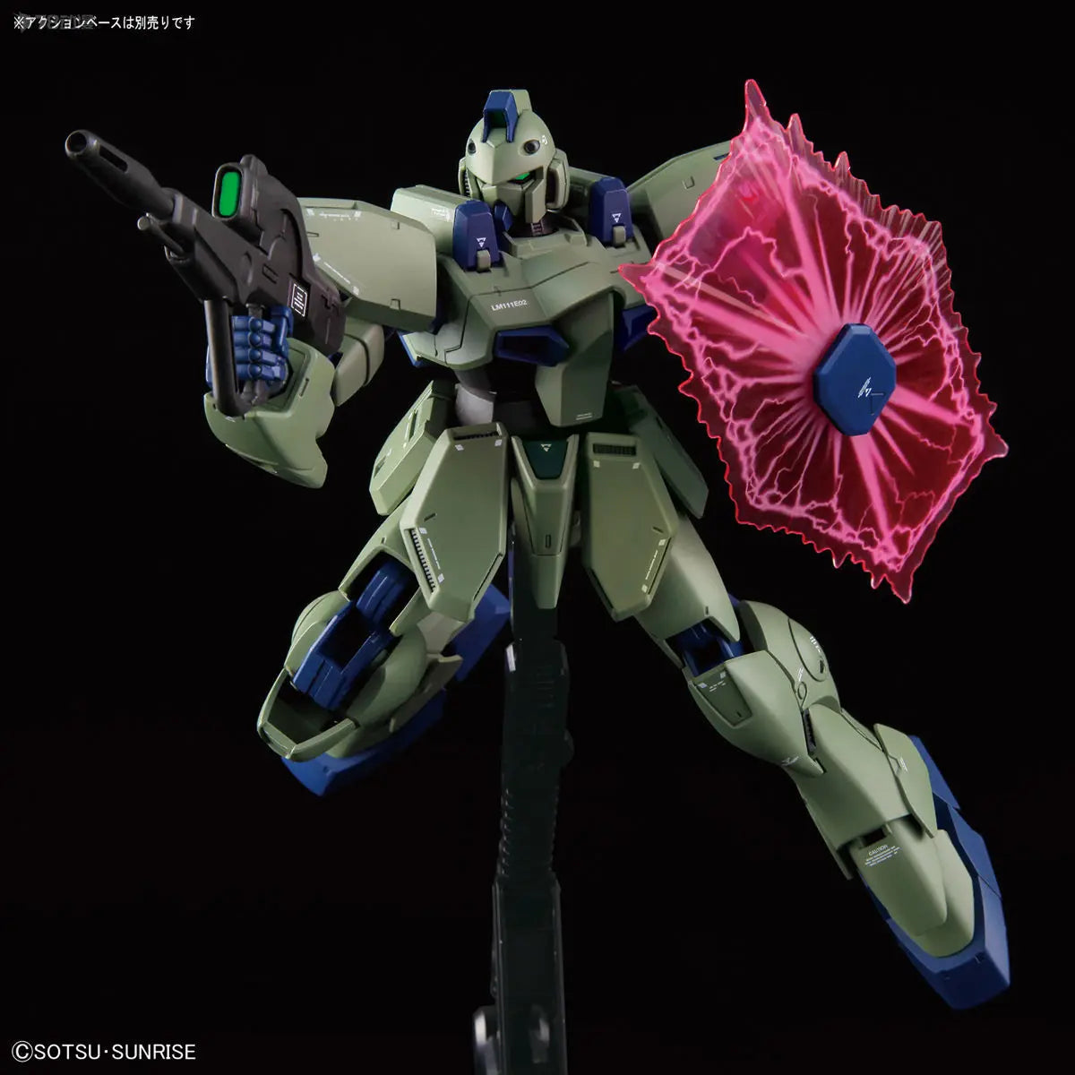 Bandai Original MODEL KIT GUNDAM RE 1/100 ALL  JAGD DOGA  ZAKU Anime Action Figure Assembly Model Toys  Model Gifts for Boys
