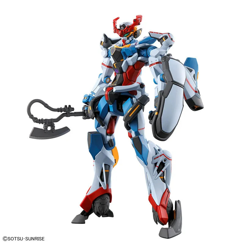 Bandai Original GUNDAM HG MSGG RED GUNDAM GQuuuuuuX POLICE ZAKU 1/144 Anime Action Figure Assembly Model Toys Gifts For Children