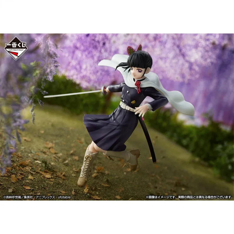 In Stock Original Bandai  Ichibankuji Demon Slayer Move Forward with An Unyielding Heart and Sword Tsuyuri Kanao Figure Anime