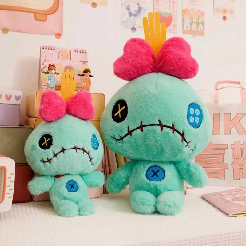 35/60cm Disney Stitch Little Monster Friends Plush Toys Green Scrump Cartoon Stuffed Plush Soft Plush Doll Toys Children's Gifts