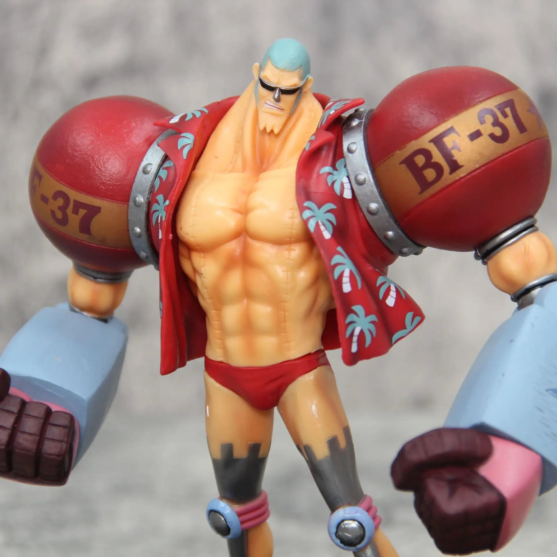 18cm Anime One Piece Figure Gk Franky Action Figures Double Head Interchangeable Pvc Collectible Ornaments Decoration Toy Gifts