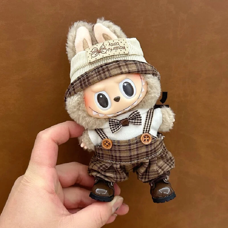Labubu Baby Clothes 17cm Labubu Cloth Clothes Blind Box No Doll Skirt Set Cute Dress Changing Toys Cross border Wholesale