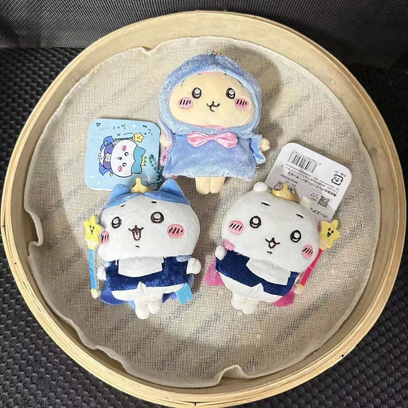 Cartoon Anime Chiikawa Plush Keychain Kawaii Cute Usagi Hachiware Cartoon Doll Pendant Accessories Bag Accessories Girls Gift
