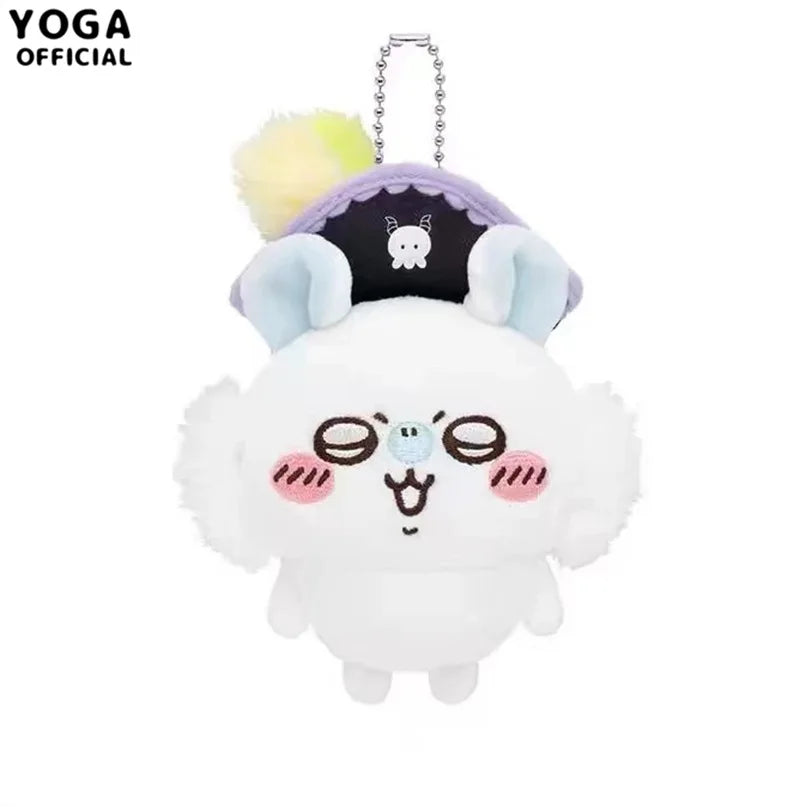 Kawaii Chiikawa Hachiware Plush Toy Usagi Cute Anime Pirate Series Girl Cartoon Backpack Pendant Doll Girl Holiday Gift