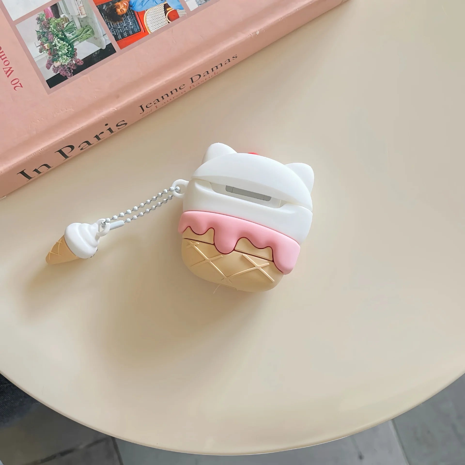 For Airpods Pro 2 Case,Hello Kitty Ice Cream Style For Airpods 3 Case,Soft Silicone Earphone Cover For Airpods Pro Case For Kids