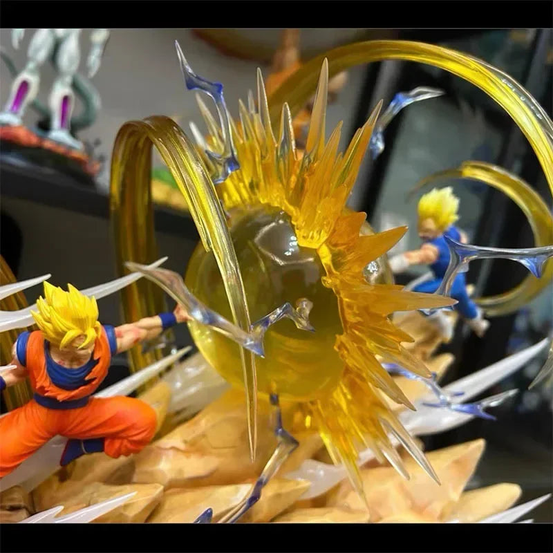 18cm Dragon Ball Figure Goku Vs Vegeta Figure Sky Top Wcf Goku Vs Vegeta Anime Figure Goku Vegeta Action Figurine Pvc Model Gift