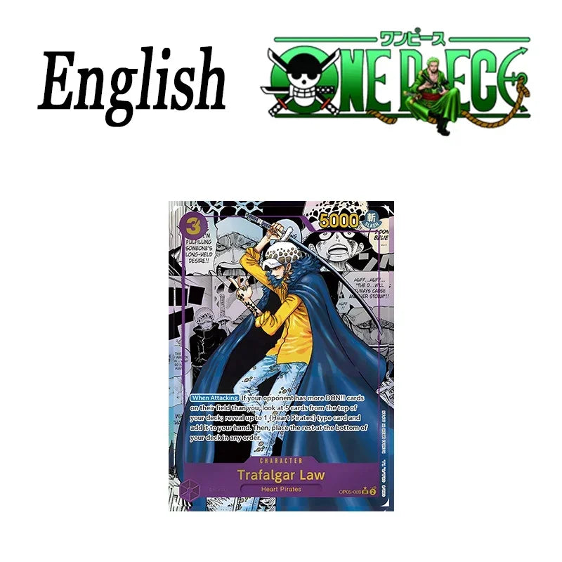 Diy Homemade Opcg One Piece Hancock Luffy Zoro Nami Anime Character Bronzing Collection Flash Card Cartoon Toy Card Gift