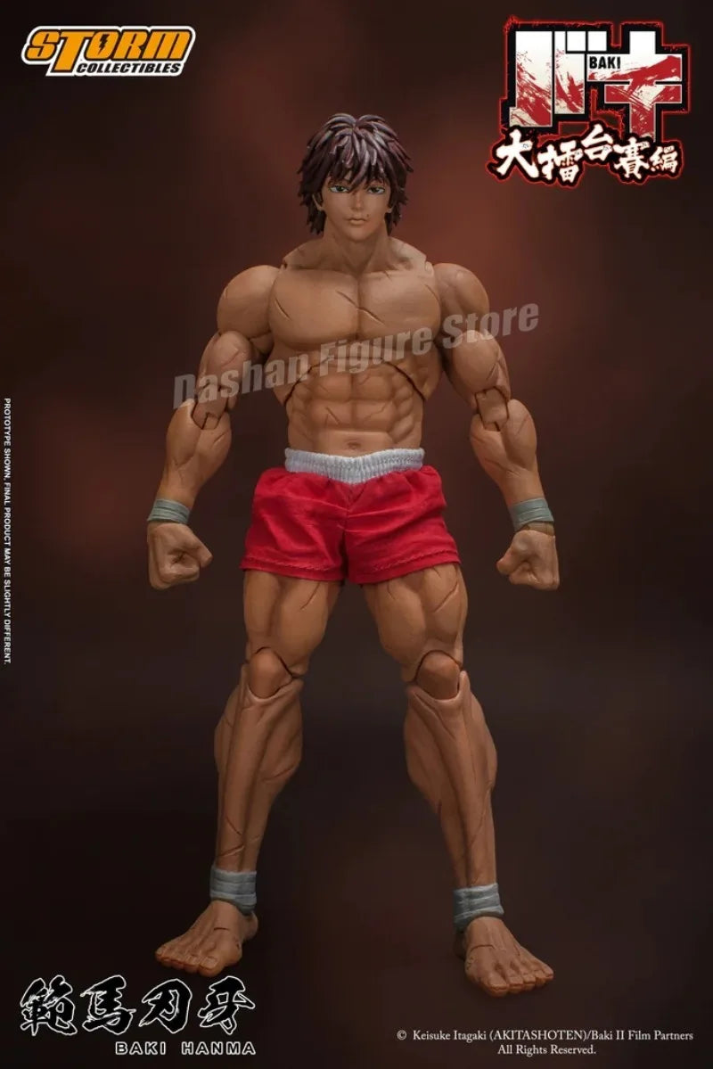 17cm Ko St Storm Toys Baki Hanma Action Figure Fighting Anime BAKl Kibk Son Of Ogre Figurine Collectible Model Dolls Toy Gifts