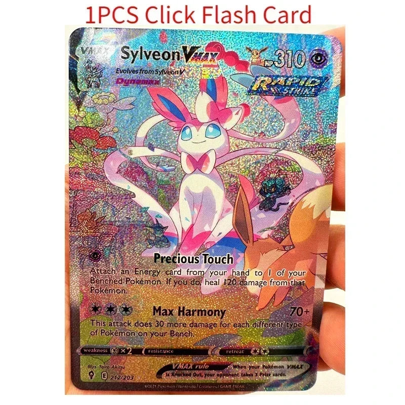 PTCG Pokemon Vmax Charizard Rayquaza Umbreon Toys Hobbies Hobby Collectibles Game Collection Anime Cards