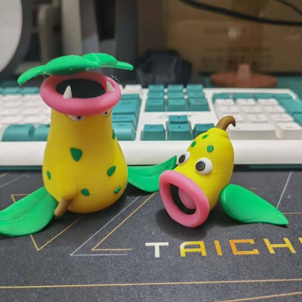 Anime Pokemon 1:20 Weepinbell Victreebel Action Figures Pet Cartoon Statue Collection Ornaments Decoration Model Kids Toy Gift