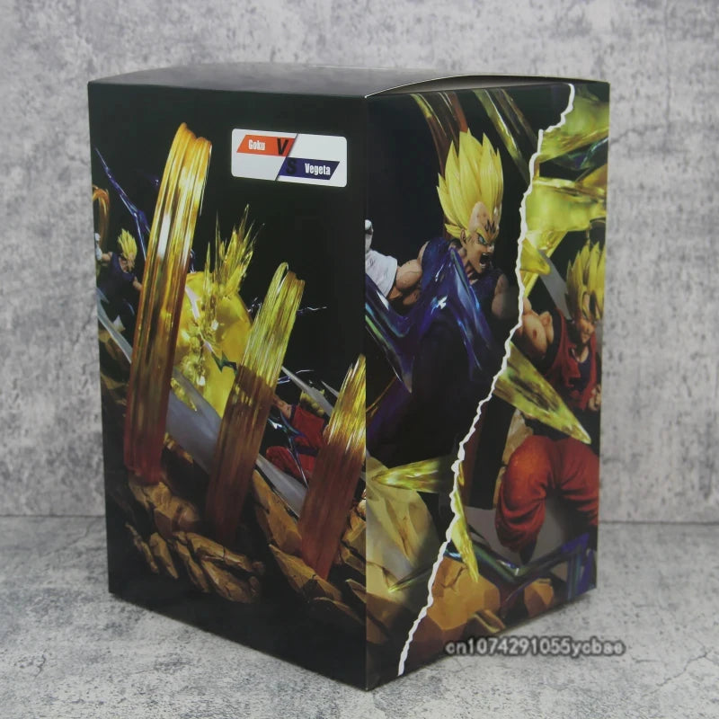 Dragon Ball Figure Goku Vs Vegeta Sky Top Wcf Figure Anime Gk Pvc Goku Battle Vegeta  Anime Action Figurine Model Doll Toys Gift