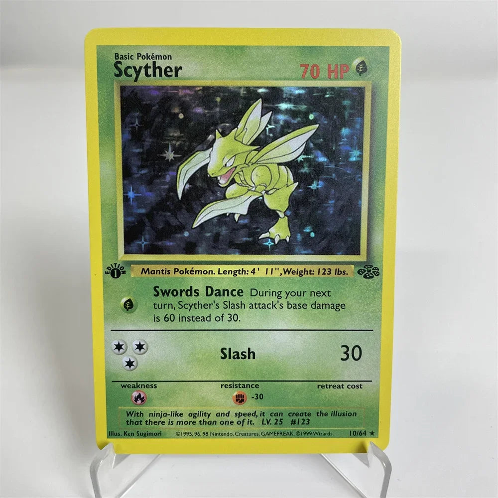 Holographic PKM Collection Cards PTCG Proxy Card Blue Core Paper Card Kids PKM Vaporeon/SnorlaxDragonite/Blastoise