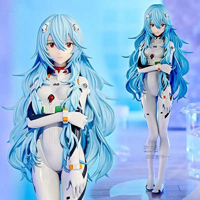 Genesis Evangelion Figure EVA Ayanami Rei Asuka Two-Dimensional Model Chassis Desktop Ornament Gift Doll Toy