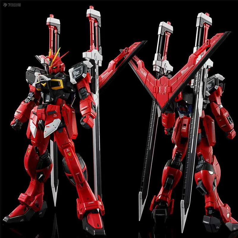 Bandai Original MODEL KIT GUNDAM RG 1/144 SWORD IMPULSE GDAM SPEC II Anime Action Figure Assembly Model Toy Model Gifts For boys