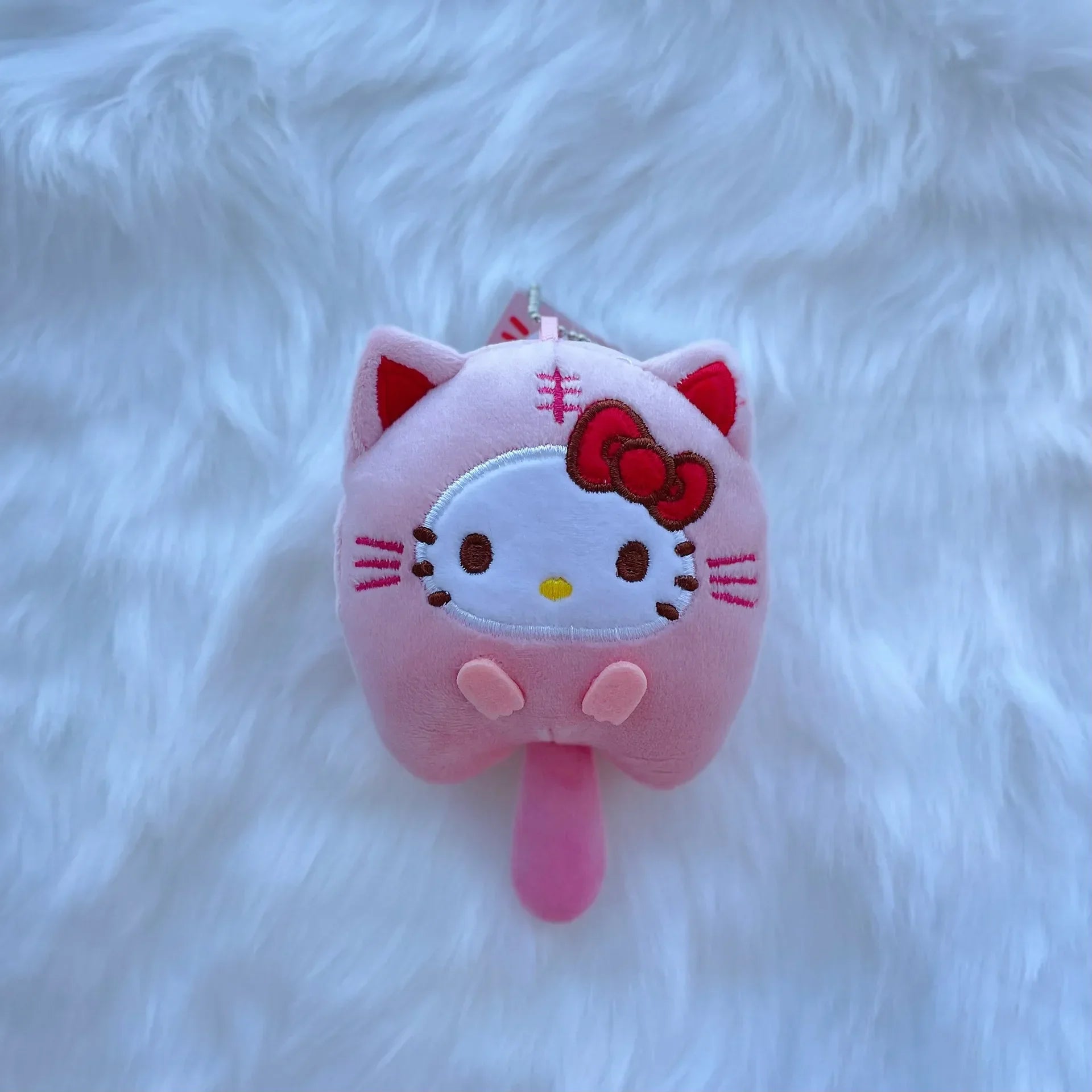 Sanrio Kuromi Cinnamoroll Melody Plush Toy Doll Anime Kawaii Doll Pendant Collection Children's Birthday Festival Gift