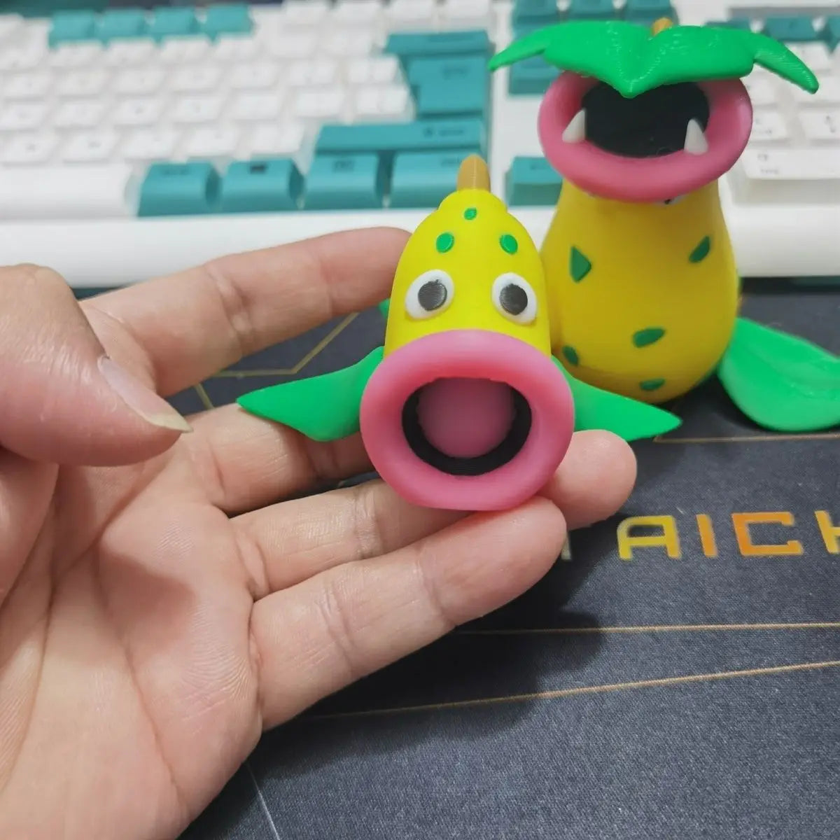 Anime Pokemon 1:20 Weepinbell Victreebel Action Figures Pet Cartoon Statue Collection Ornaments Decoration Model Kids Toy Gift