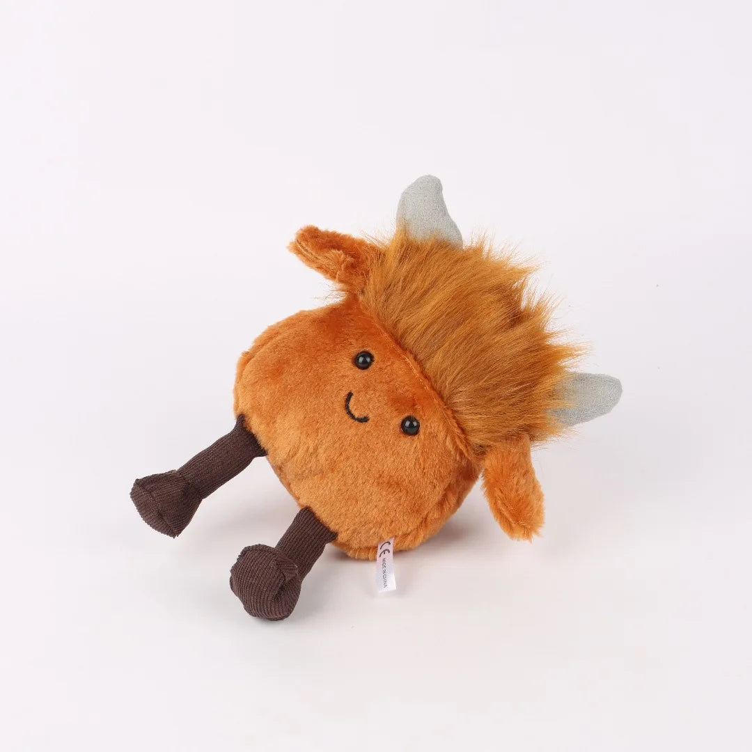 Kawaii Cattle Plush Toys Adorable Calf Dolls Heavy Duty Stuffed Plush Toys Super Soft Calf Girls' Children's Christmas Gift Toy