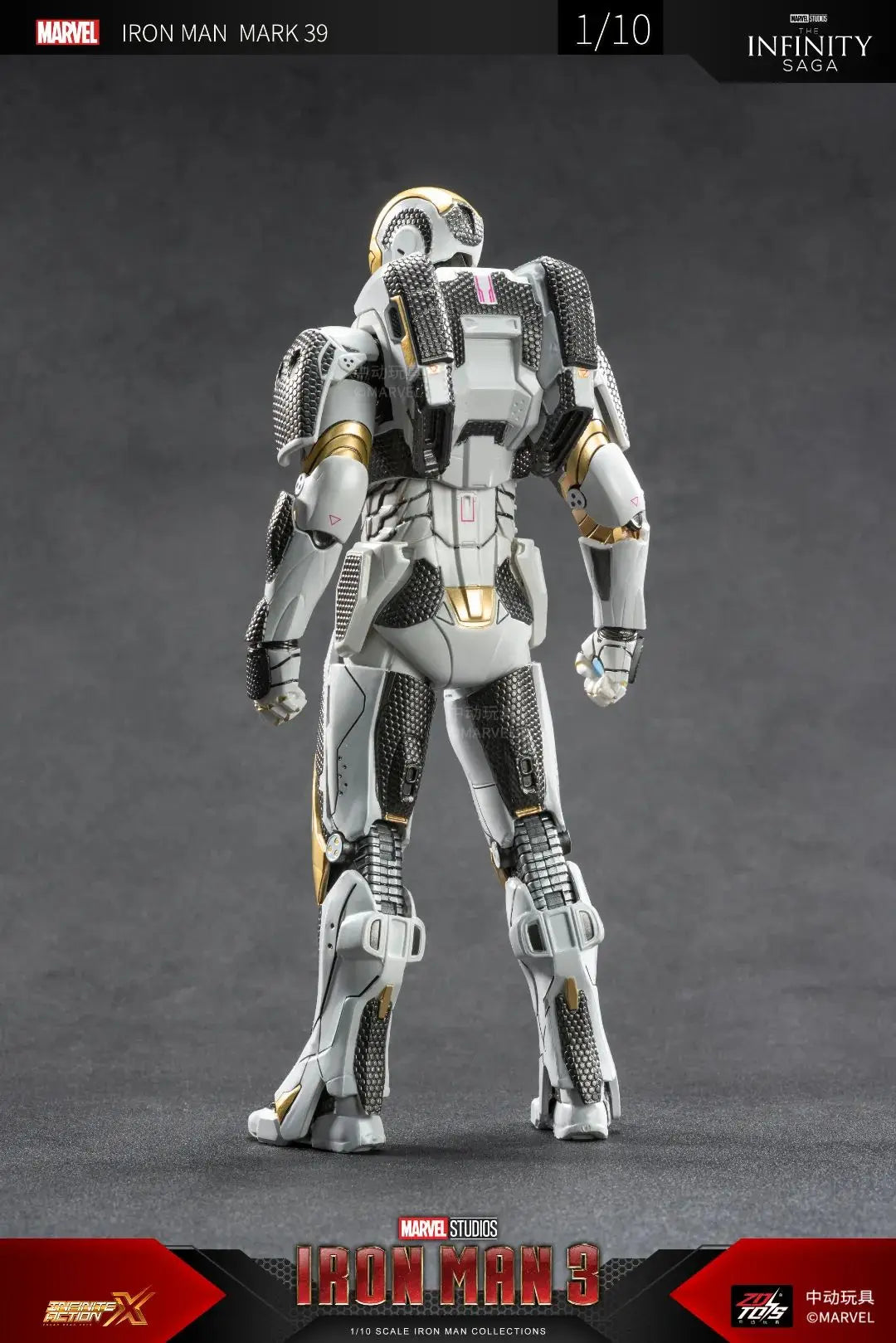 ZD Toys Iron Man Series Blacklash Figures 1/10 MK33 MK39 MK17 MK21Action Figurines Movie Statue Model Adult Collect Gift