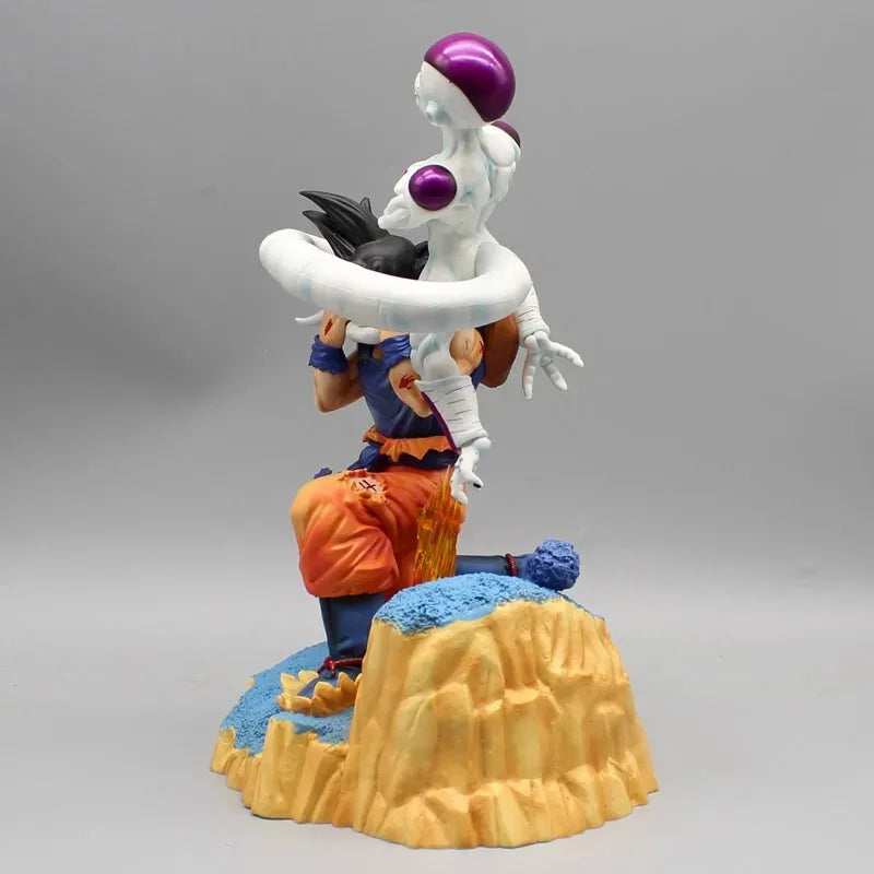 25cm/9.8in Anime Dragon Ball Z Goku vs Frieza Figure Freezer Action Figure Collection Model Toy Gift