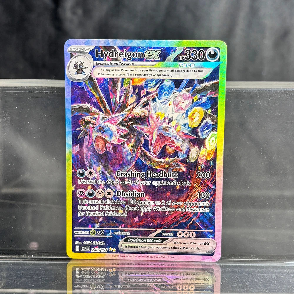 Holographic Game Trading Collection PTCG Proxy Cards Charizard Pikachu Mew EX Singl PKM Foil Cards Gengar VMAX Skyridge (SK)