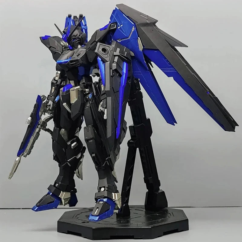 Bandai Gunpla BD15-02S Blue Black Z-Type Gundam Model Kit with Wing Equipment for Speed Hunters Collectible Action Figures