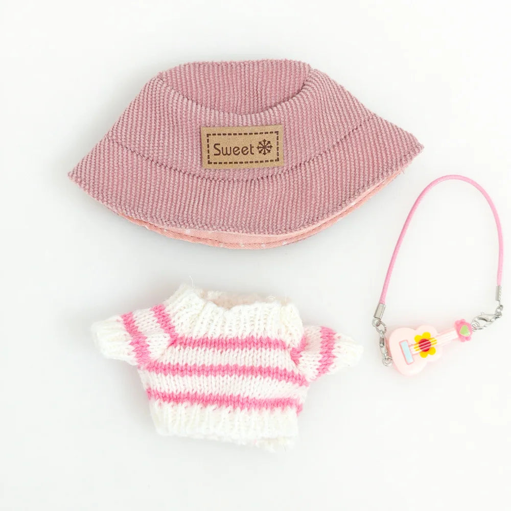 Labbubu Clothes Labubu Doll Accessories Kawaii Jewelry Cute Doll Ornament Christmas Gift Creative Labubu Keyring Kids Toys