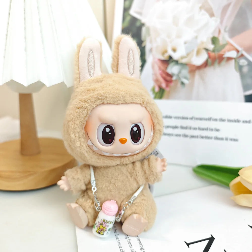 Labbubu Clothes Labubu Doll Accessories Kawaii Jewelry Cute Doll Ornament Christmas Gift Creative Labubu Keyring Kids Toys
