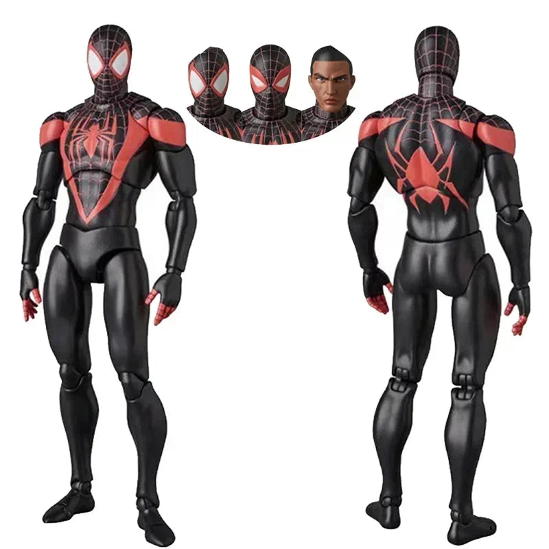In Stock Ct Toys Spiderman Action Figure Miles Morales Mafex 092 Ultimate Comics Spider-man Shf Figure Ko Figurine Kids Toys