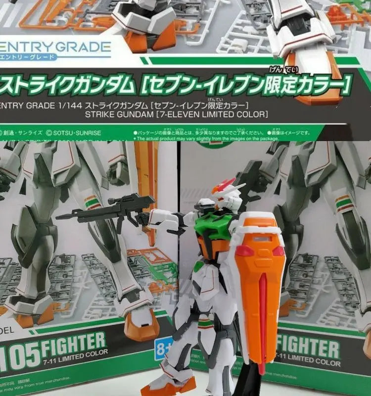 EG Strike GAT-X105 HG 1/144 Assemble The Model Action Figures 711 Color Scheme Decorative Children'S Toys Gift Collectible