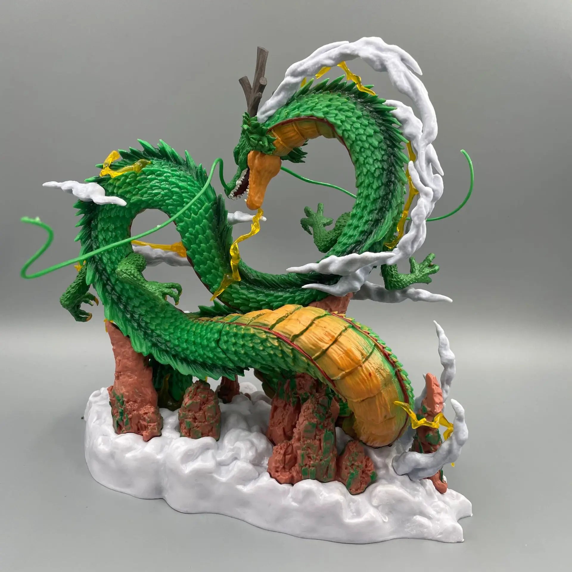 24cm Dragon Ball Anime Figure Shenron Figure Goku And Shenron Figurine Model Pvc Statue Doll Collection Decoration Room Toy Gift