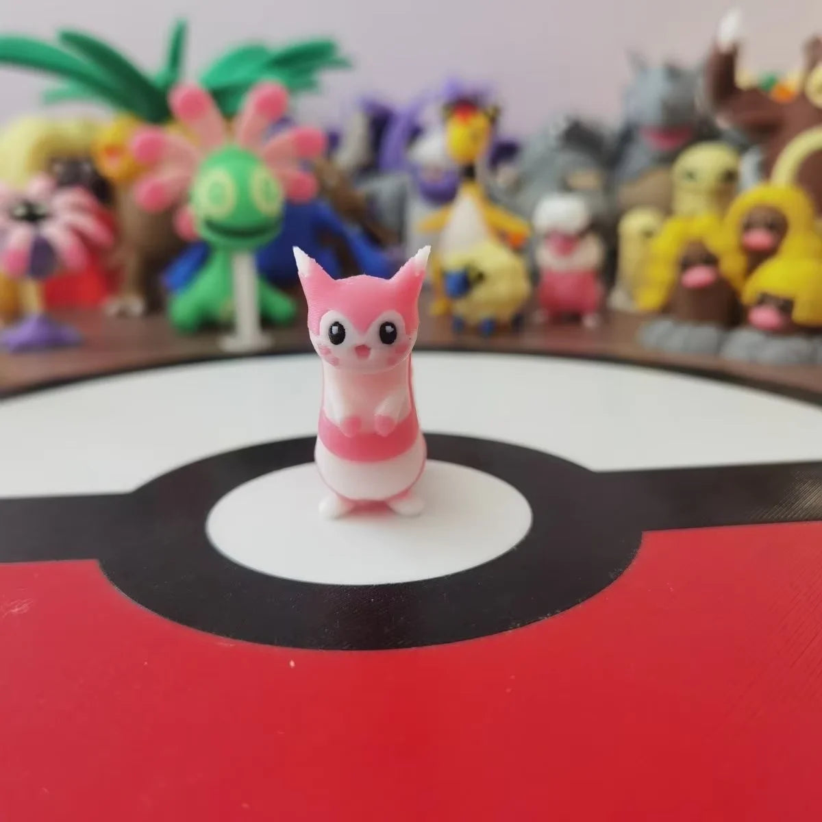 Pokemon Collect Multiple Figures Proportion World 1:20 Diy 3d Printing Kawaii Cartoon Character Model Kid Xmas Gifts Toy