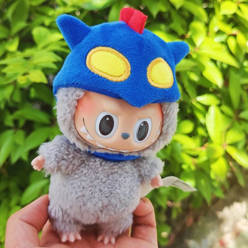 17cm doll clothes labubu hat cotton doll accessories Gourmet headgear headwear Korea Ido doll clothes cute diy Gift Headset
