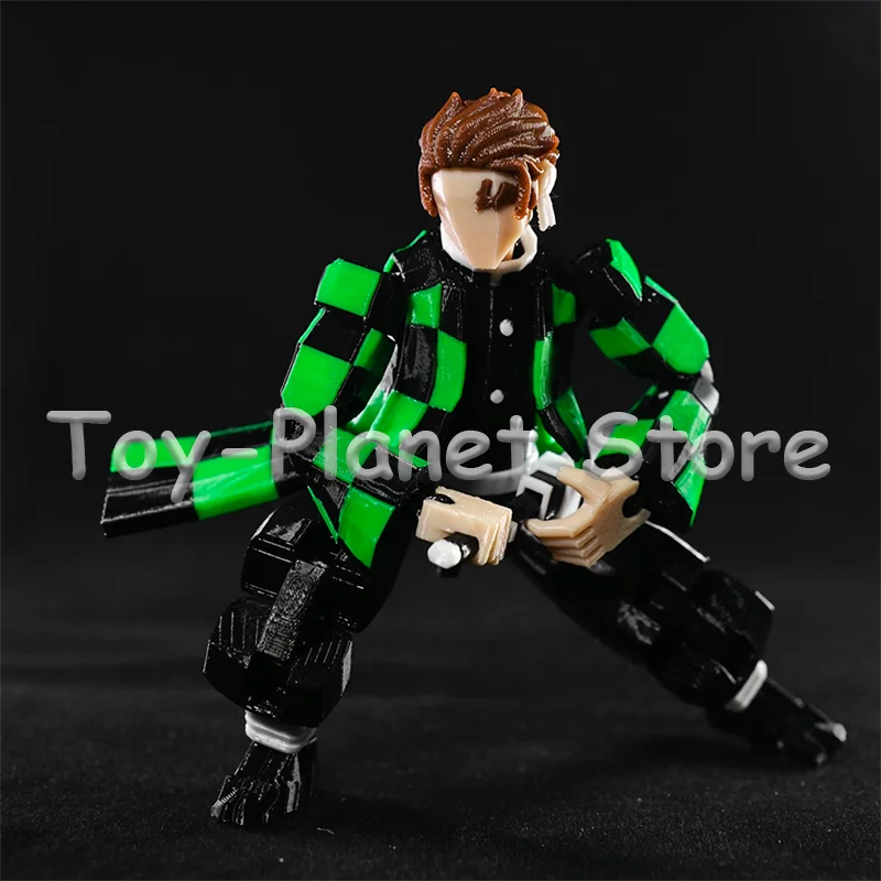 In Stock 3d Printed Demon Slayer Kamado Dummy 13 Tanjirou Multi-Jointed Shapeshift Action Figures Mannequin Custom Gifts Toys