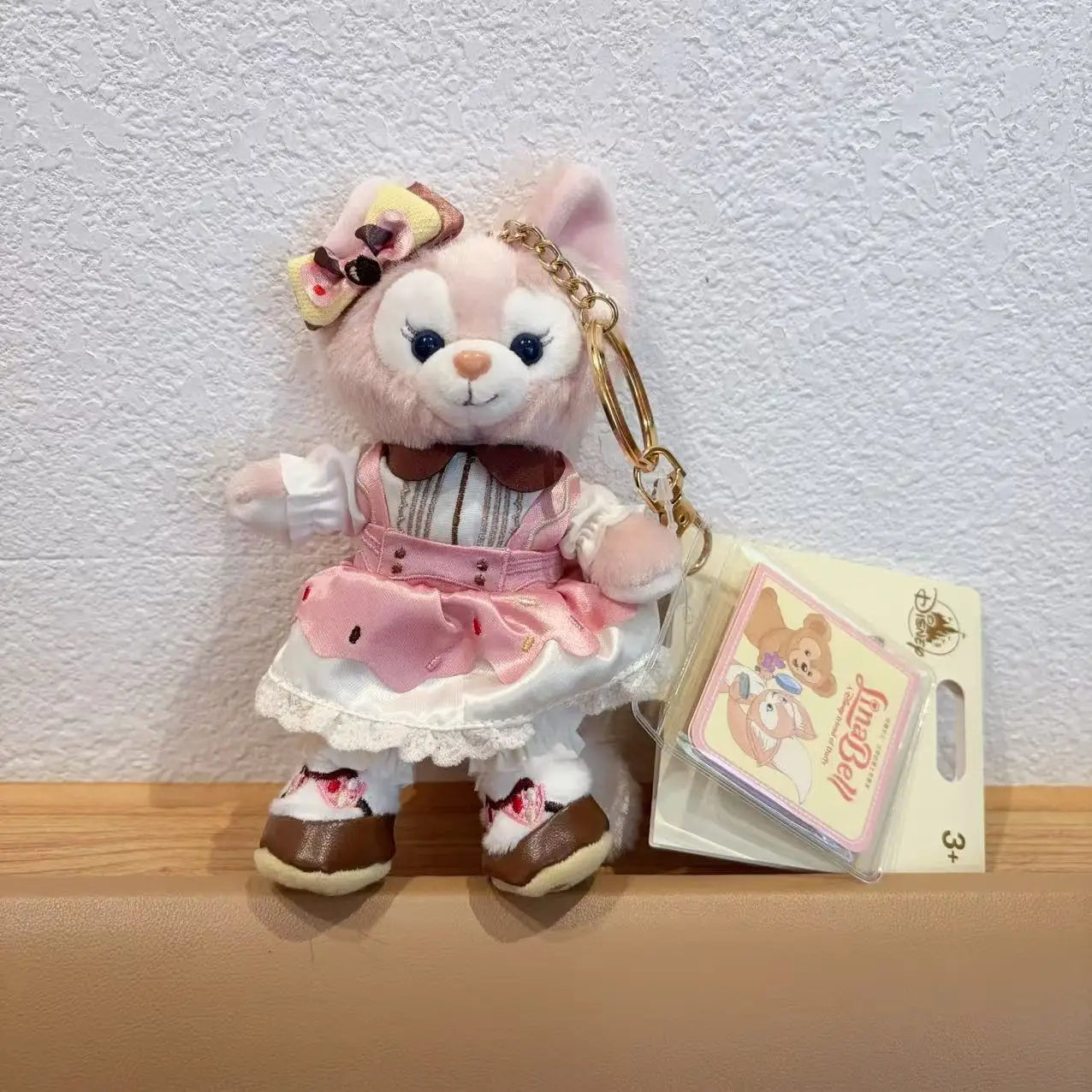 Disney Stellalou Duff Anime Figure Plush Keychain and Bag Pandent Stuffed Animals Rabbit and Bear Peluche Bag Decorations