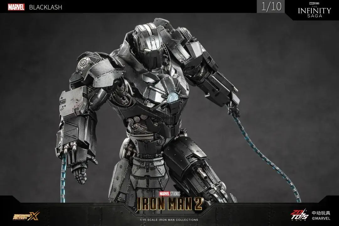 ZD Toys Iron Man Series Blacklash Figures 1/10 MK33 MK39 MK17 MK21Action Figurines Movie Statue Model Adult Collect Gift