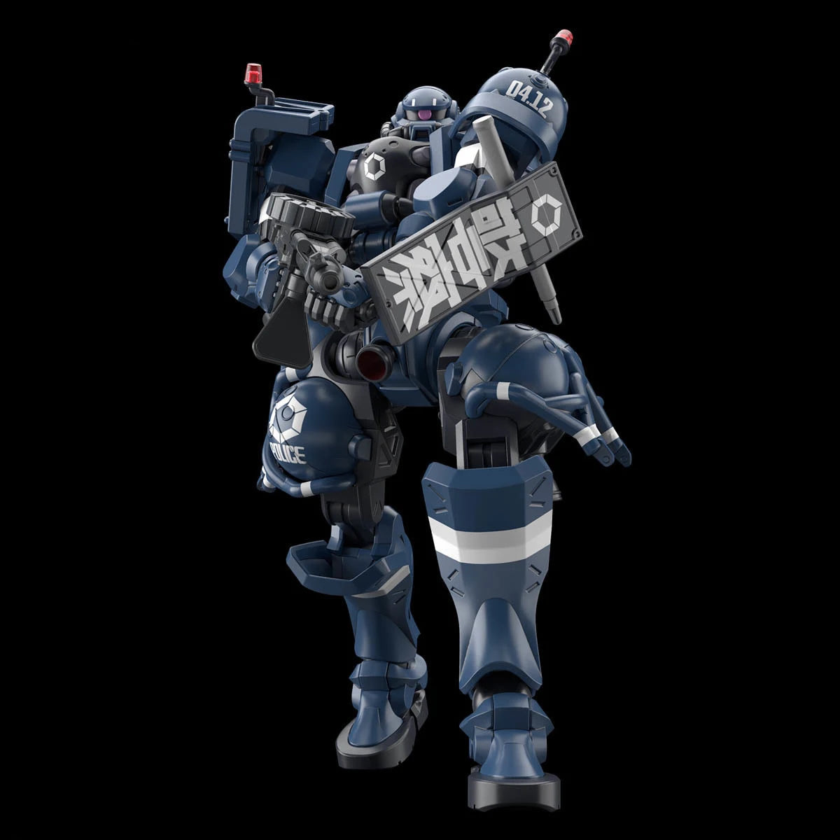 Bandai HG Mobile suit Gundam GQuuuuuuX Genuine MS-06-SSP Military Police Zaragu Assembled Figure Collectible Model Gift